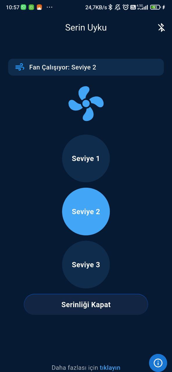 Serin Uyku Akıllı Fan